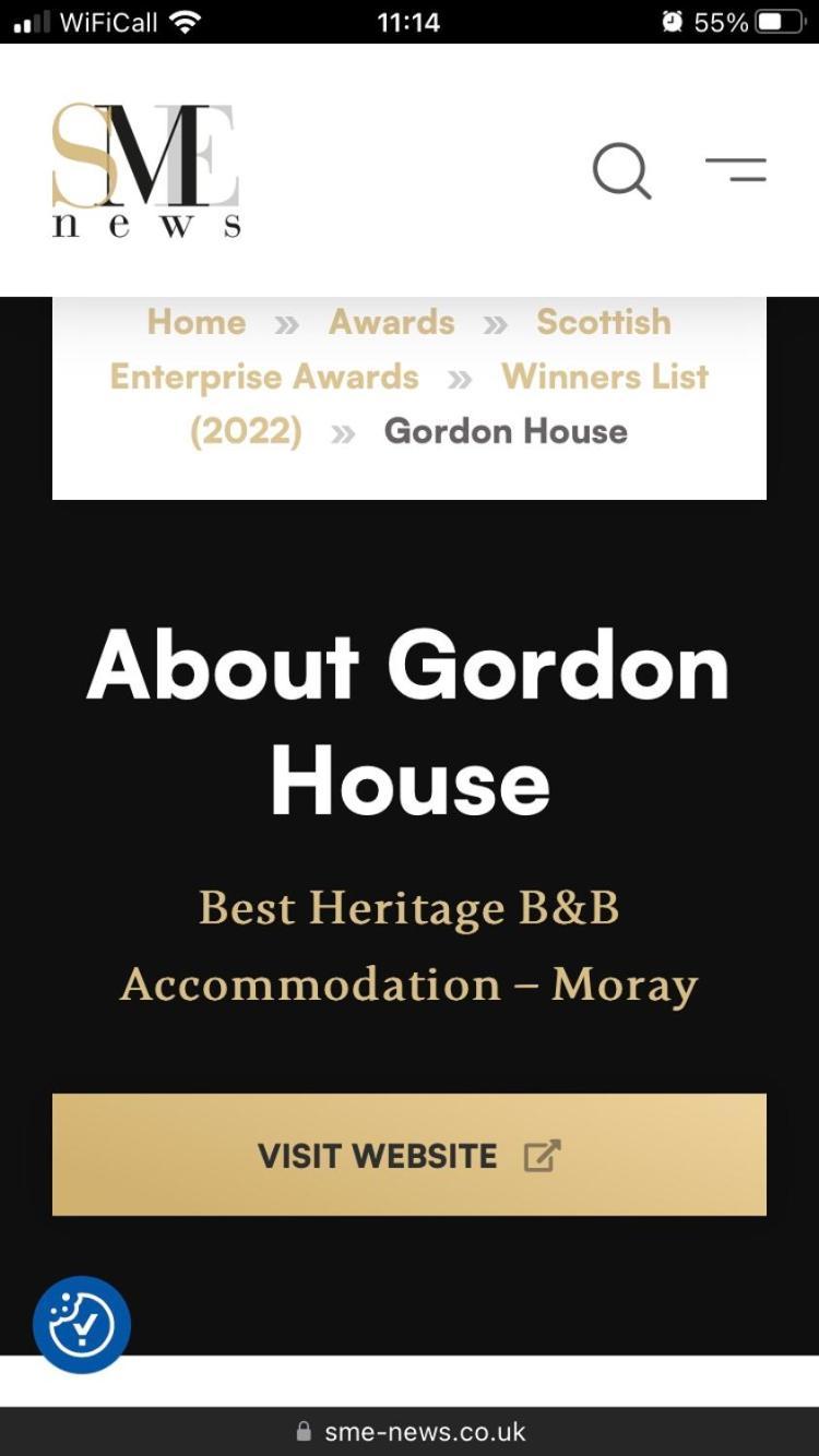 Gordon House Bed & Breakfast Tomintoul Exterior photo
